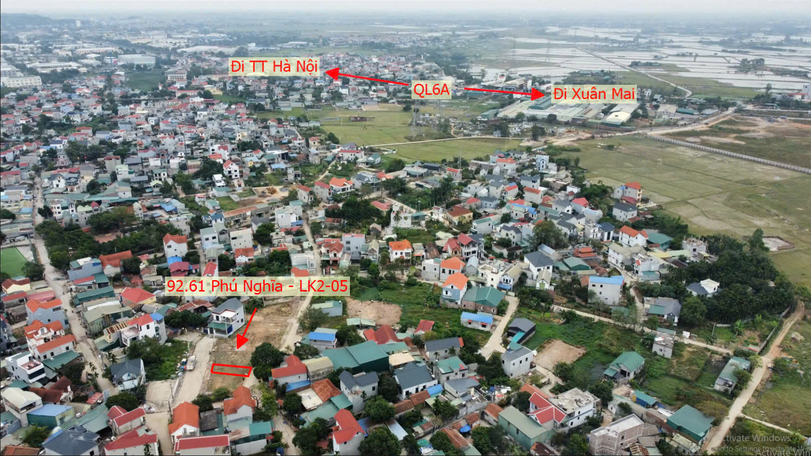 Hình ảnh Bán Đất Đấu Giá Khu Rộc Lác Phú Nghĩa 2 Mặt Tiền Đường Ô Tô Tránh Gần QL6A Đang Mở Rộng