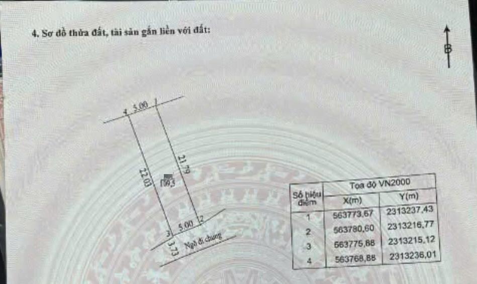 Hình ảnh Bán Đất Full Thổ Cư 109.5m Tại Đông Sơn Ô Tô Đỗ Tận Đất Sát Trục Kinh Doanh Gần QL6A Đang Mở Rộng