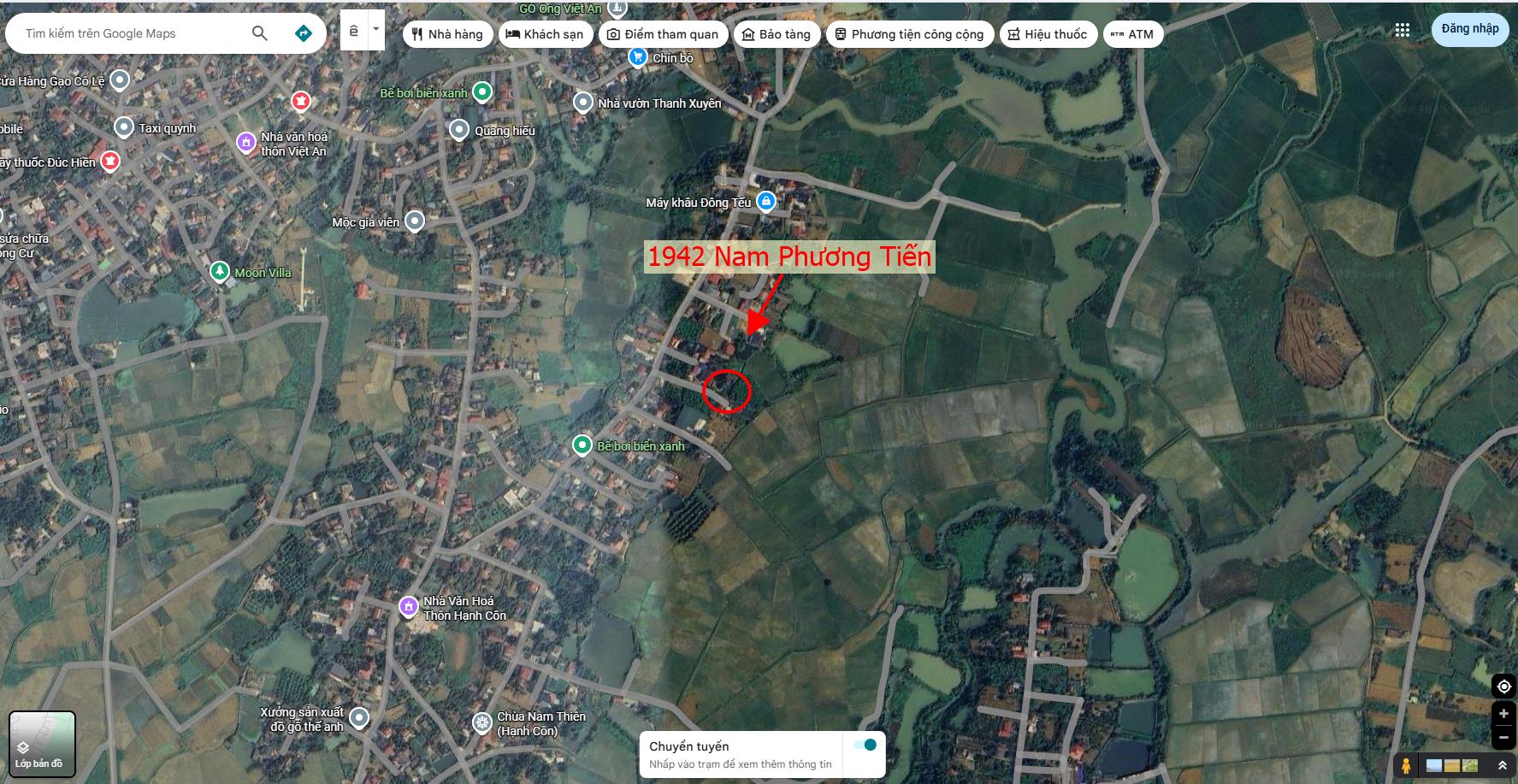 Hình ảnh Bán Thửa Đất 1942m Tại Nam Phương Tiến Sát Trục Chính Kinh Doanh Liên Xã Cách QL21A Chỉ Vài Km