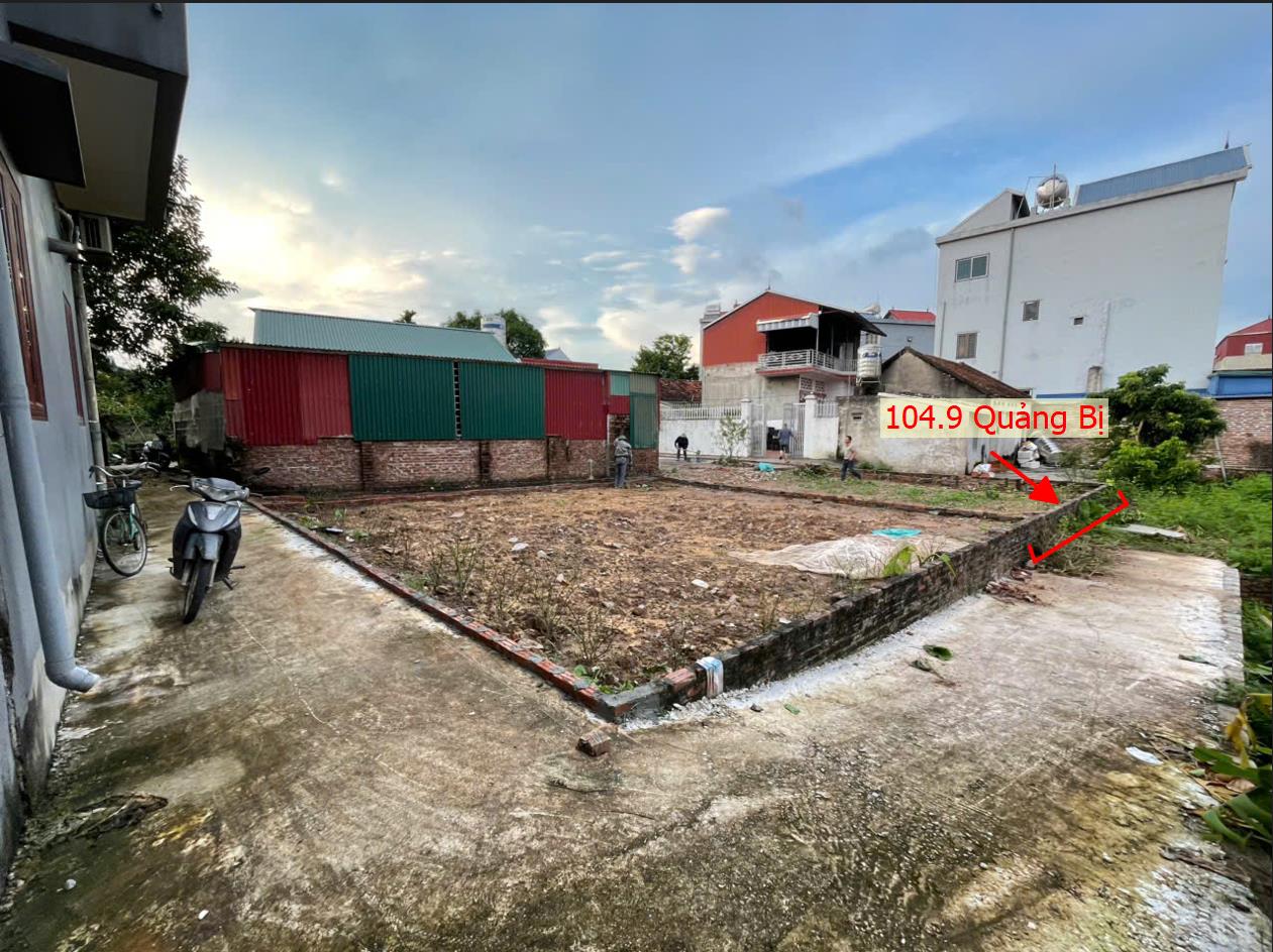 Hình ảnh Bán Thửa Đất 104.9m Tại Quảng Bị Ô Tô Vào Tận Đất Gần Mặt Đường Kinh Doanh TL419