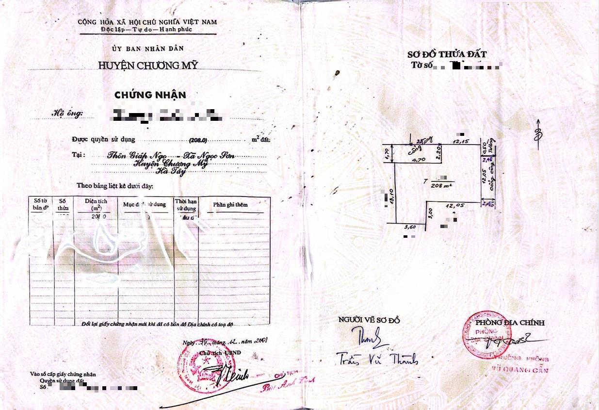 Hình ảnh Bán Thửa Đất 208m Full Thổ Cư Tại Chúc Sơn Sát Trục Chính Kinh Doanh Gần QL6 Cũ