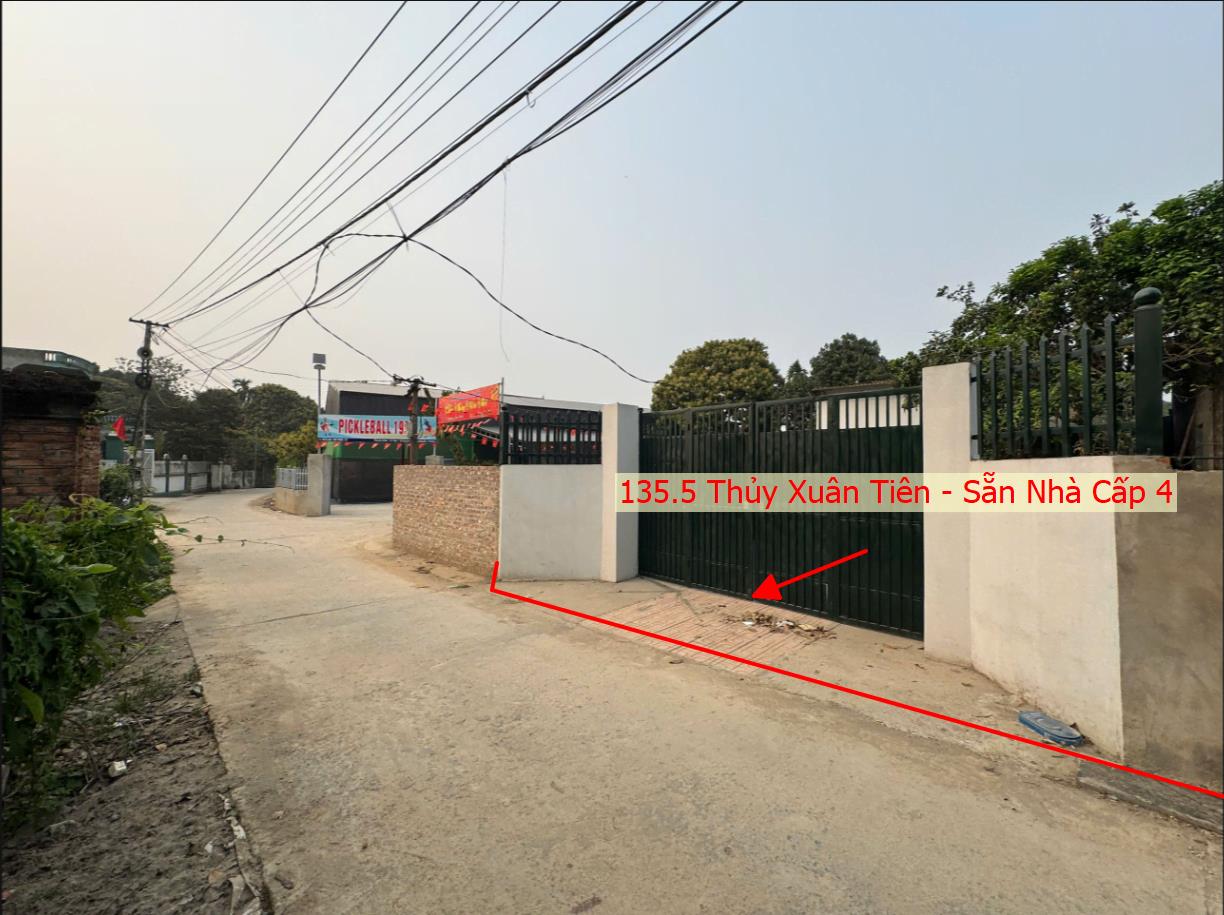 Hình ảnh Bán Đất Thủy Xuân Tiên Sẵn Nhà Cấp 4 135.5m Ô Tô Đỗ Tận Cửa Sát Trục Chính Liên Xã 