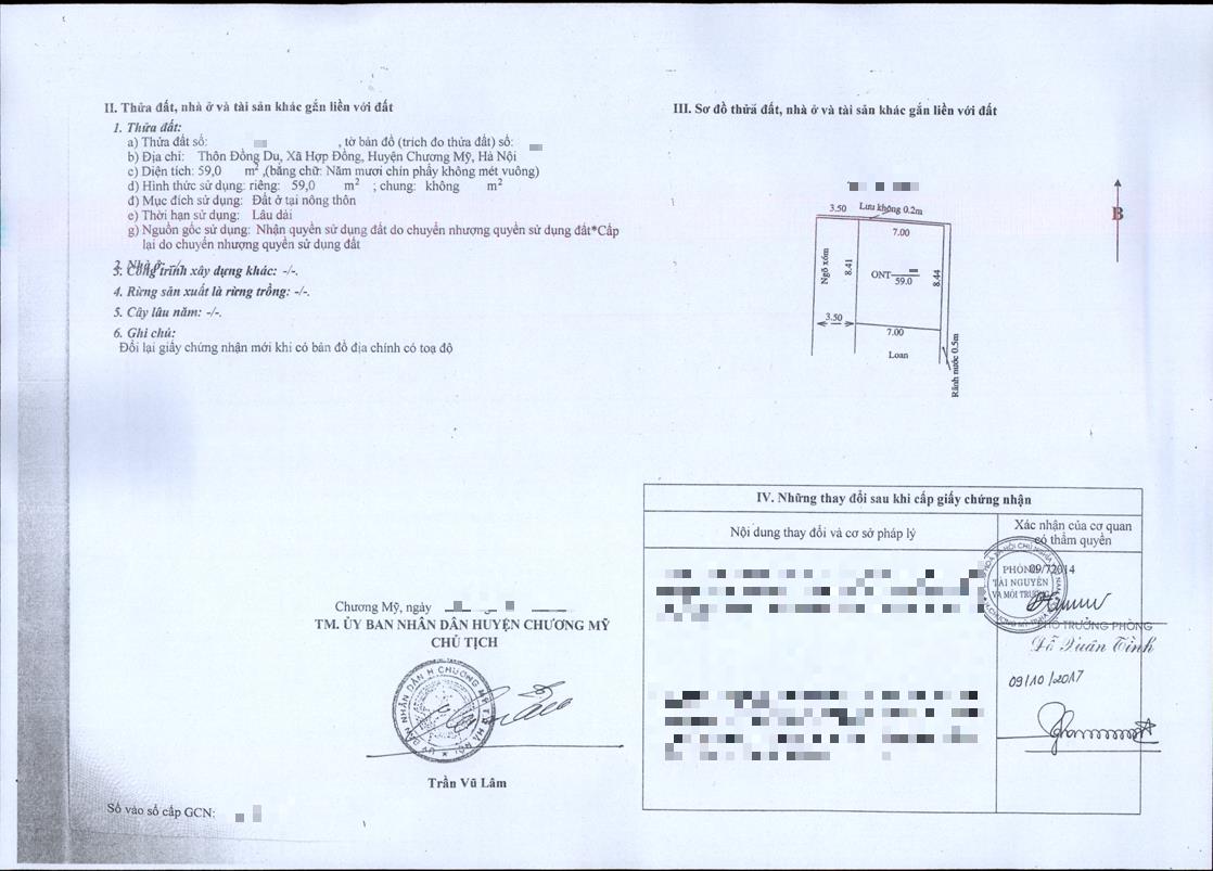 Hình ảnh Bán Thửa Đất Full Thổ Cư 59m Tại Hợp Đồng Ô Tô Vào Tận Đất Sát Mặt Đường Kinh Doanh TL419