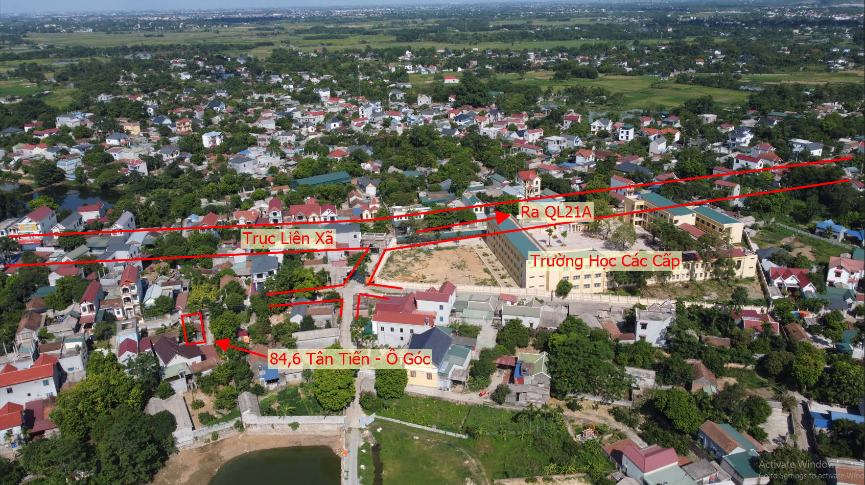 Hình ảnh Bán Lô Góc 2 Mặt Tiền Ô Tô Vào Tận Đất Ngay Sát Trục Kinh Doanh Liên Xã Tại Tân Tiến