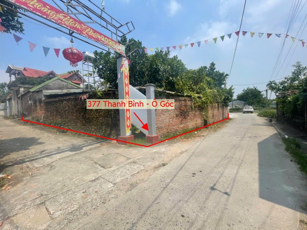 Hình ảnh Bán Thửa Đất 377m Tại Thanh Bình Lô Góc 2 Mặt Tiền Đường Thông Ô Tô Gần QL6A Đang Mở Rộng