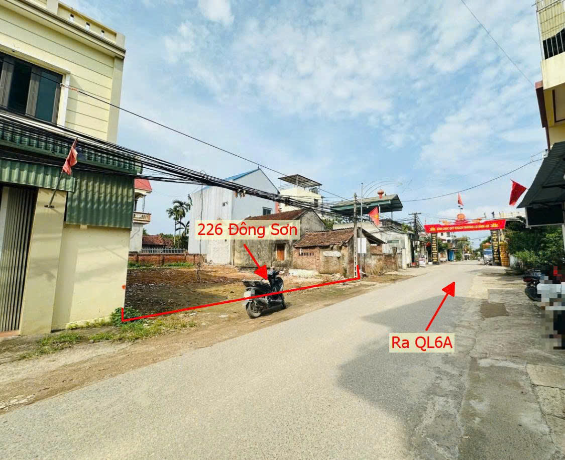 Hình ảnh Bán Đất Full Thổ Cư 226m Ngay Trung Tâm Phố Gốt Đông Sơn Mặt Trục Kinh Doanh Gần QL6A Đang Mở Rộng