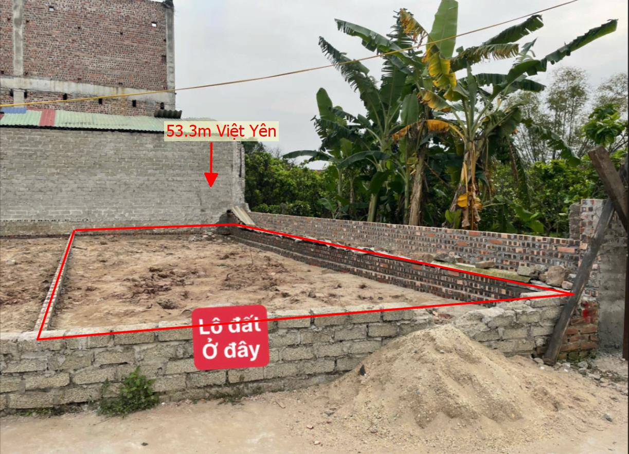 Hình ảnh Bán Lô Đất 53.3m Tại Việt Yên Yên Mỹ Bám Đường Bê Tông Ô Tô Vào Tận Đất Dân Cư Đông Đúc Gần Chợ Trường Học Ủy Ban