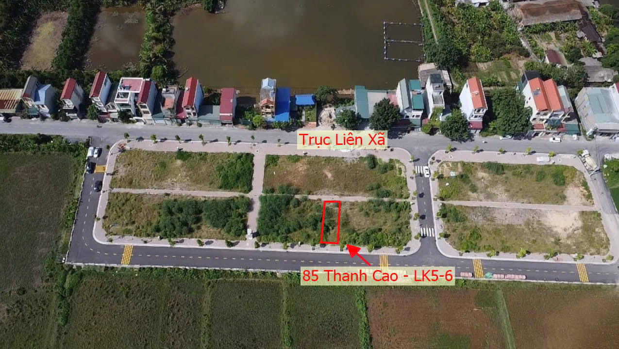 Hình ảnh Bán Đất Thanh Cao | Đất Đấu Giá Thanh Cao Sát Trục Chính Liên Xã (LK5-6)  