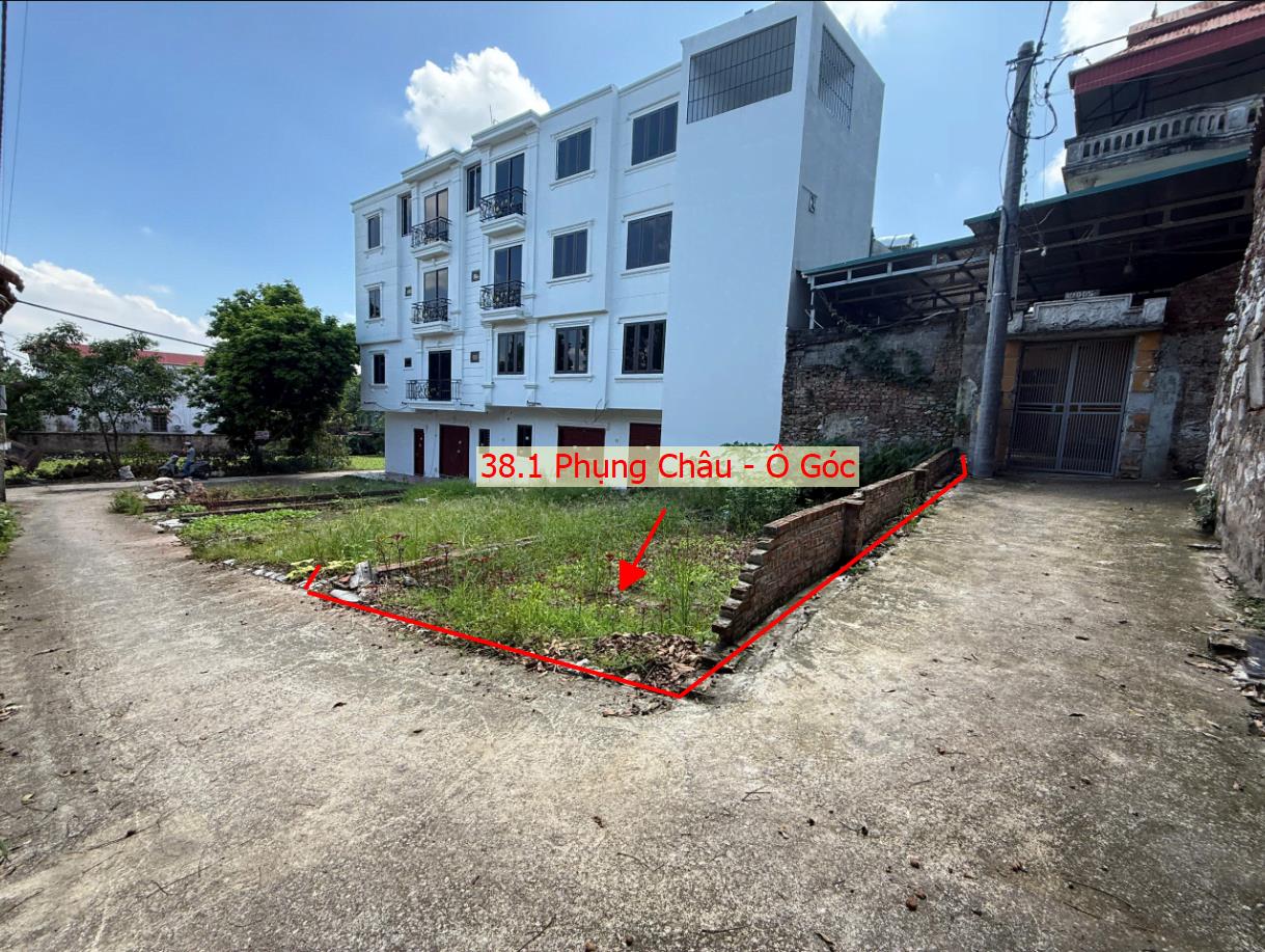 Hình ảnh Bán Lô Góc 2 Mặt Thoáng 38.1m Tại Phụng Châu Chương Mỹ Gần Trục Kinh Doanh Liên Huyện 