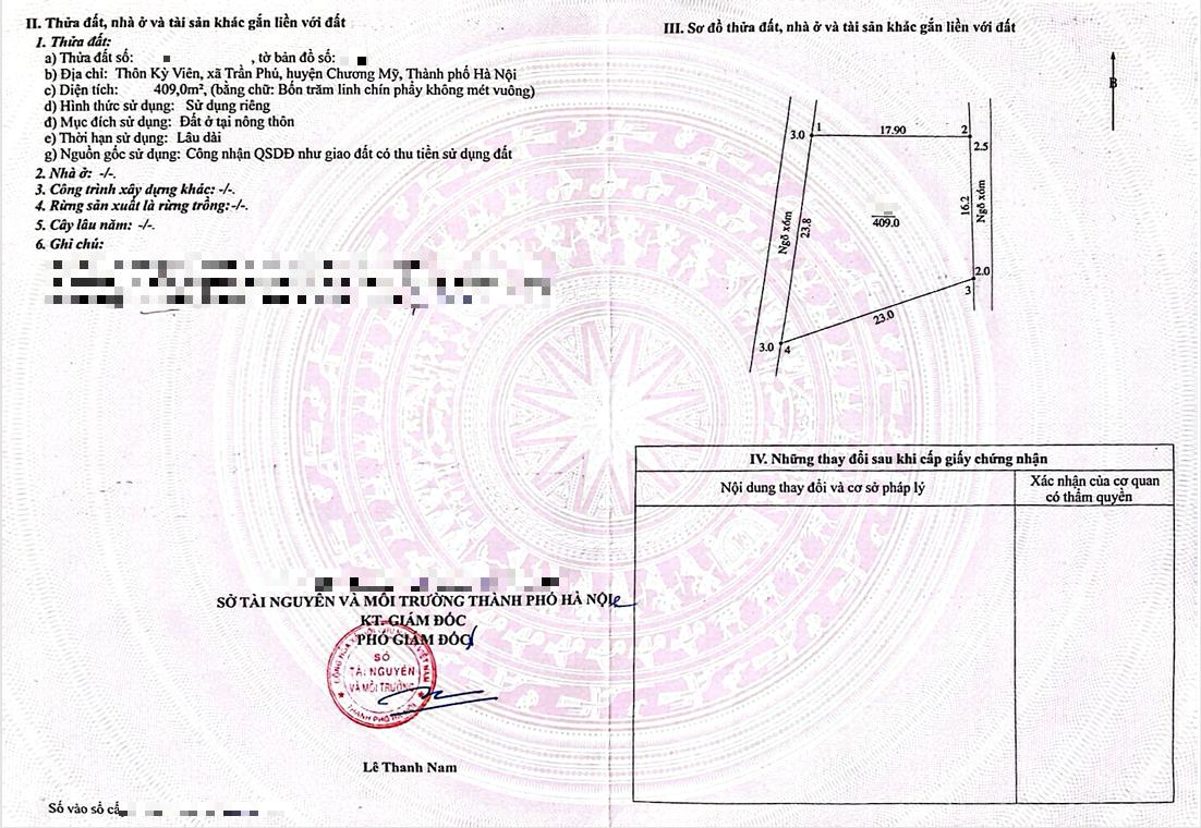 Hình ảnh Bán Thửa Đất 2 Mặt Tiền 409m Tại Trần Phú Đường Thông Ô Tô Gần Hồ Kỳ Viên Thoáng Mát 