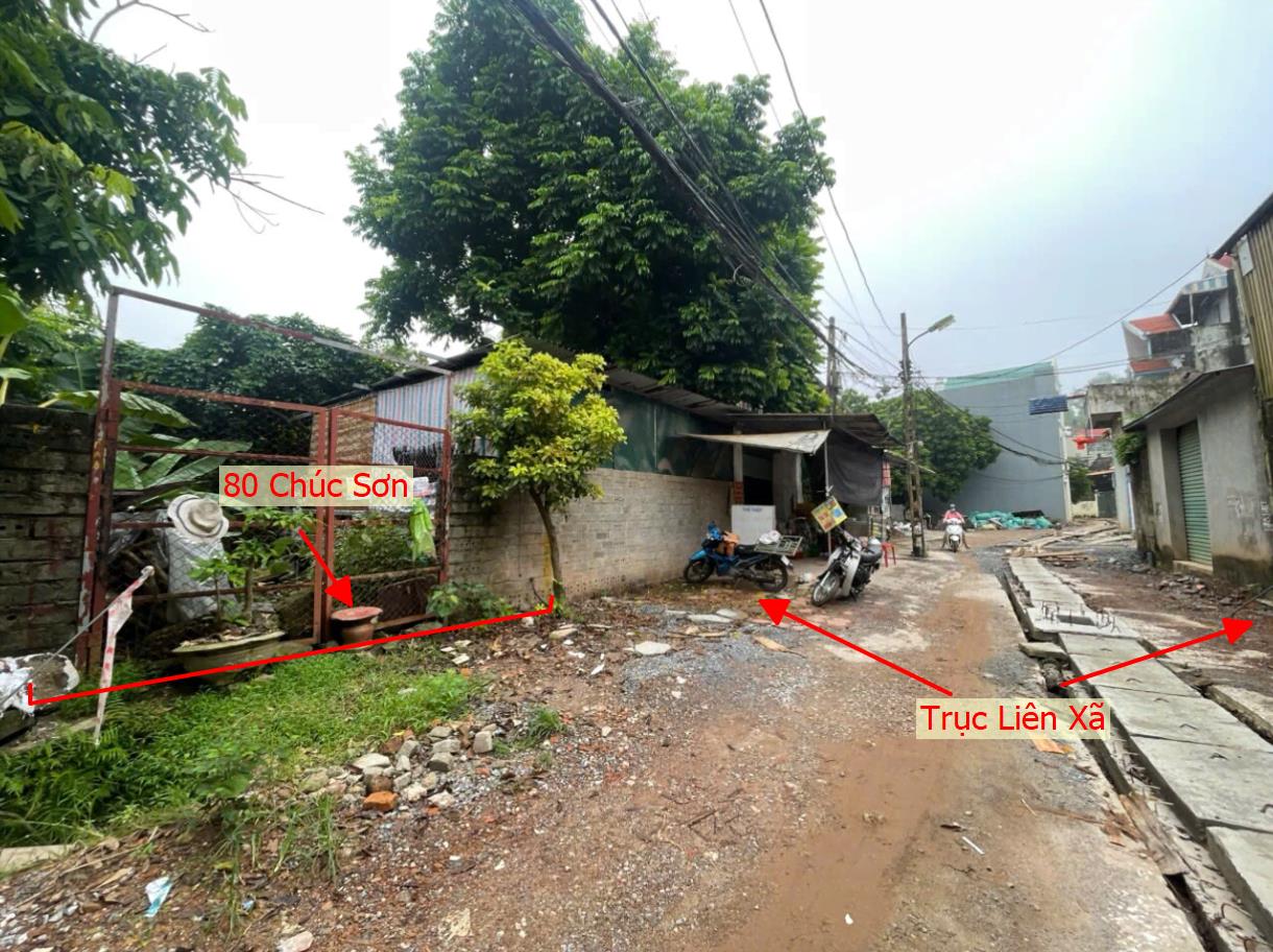 Hình ảnh Bán Đất Full Thổ Cư 80m Tại Chúc Sơn Mặt Trục Kinh Doanh Liên Xã Cách QL6A Chỉ Vài Bước Chân