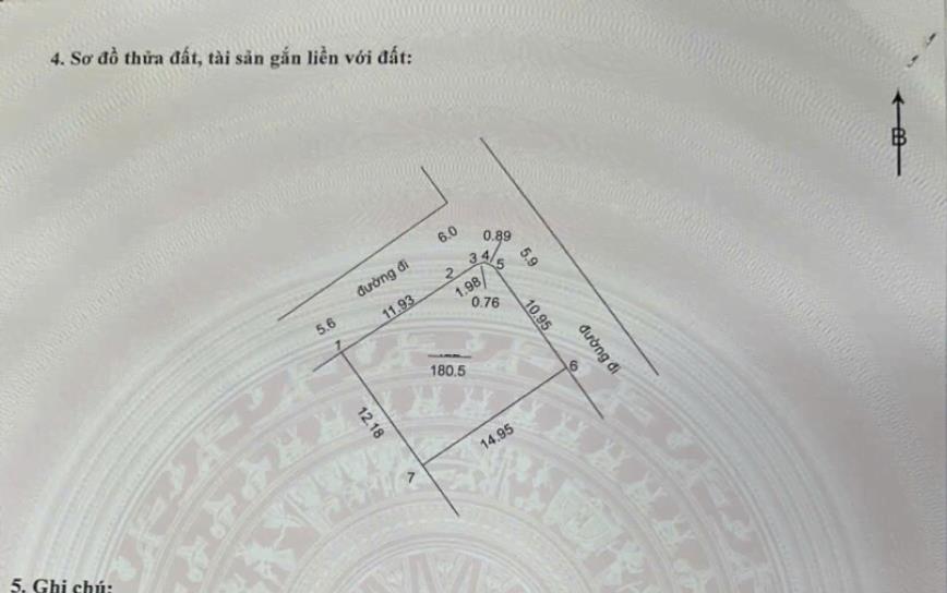 Hình ảnh Bán Lô Góc 2 Mặt Tiền 180.5m Tại Hoàng Văn Thụ Đường Thông Ô Tô Sát Mặt Đường Kinh Doanh QL21A