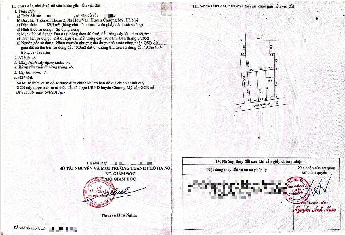 Hình ảnh Bán Thửa Đất 89.5m Tại Hưu Văn Ô Tô Vào Tận Đất Sát Mặt Đường Kinh Doanh Nguyễn Văn Trỗi