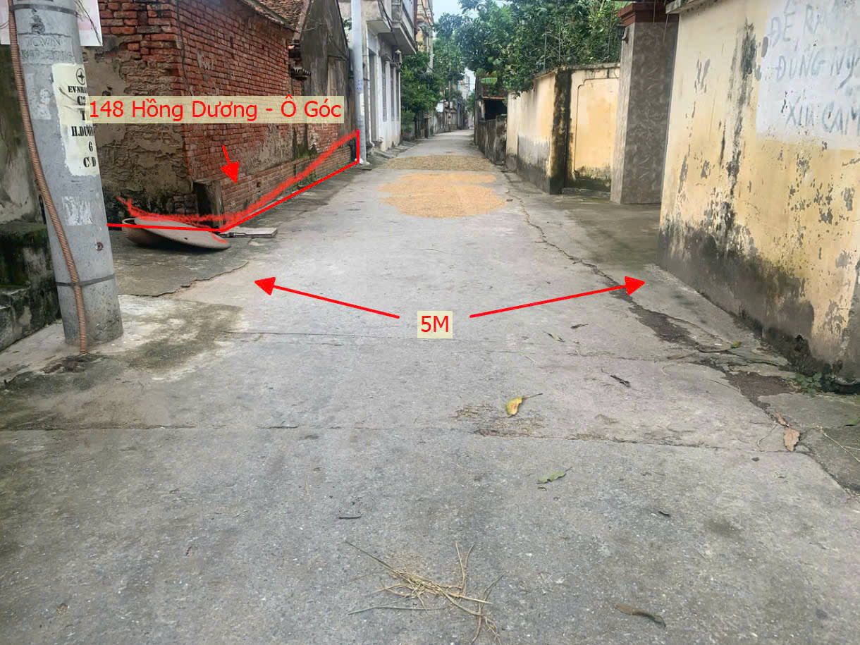 Hình ảnh Bán Lô Góc 2 Mặt Tiền Sẵn Nhà Cấp 4 Ô Tô Vào Tận Đất Sát QL21B Tại Hồng Dương 