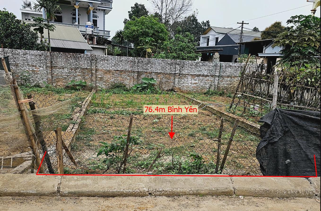 Hình ảnh Bán Lô Đất 76.4m Tại Bình Yên Thạch Thất Dân Cư Đông Đúc Thân Thiện Gần Chợ Trường Học Ủy Ban Giá Đầu Tư