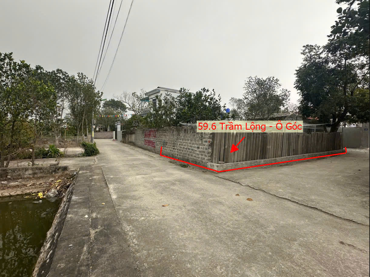 Hình ảnh Bán Lô Góc 3 Mặt Tiền 59.6M2 Tại Trầm Lộng Ứng Hòa Sát Trục Kinh Doanh Liên Xã