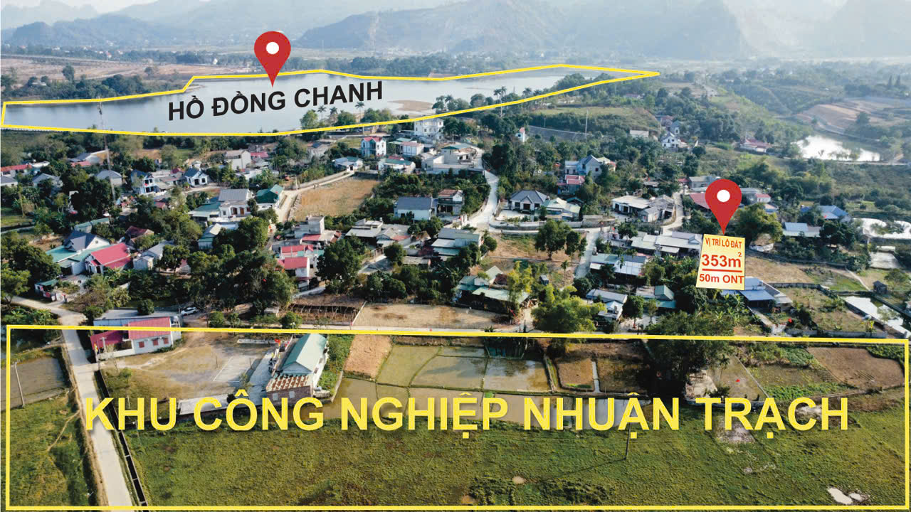 Hình ảnh Bán Thửa Đất 353m Tại Nhuận Trạch Đườn Thông Ô Tô Sát Trục Kinh Doanh Gần Hồ Đồng Chanh