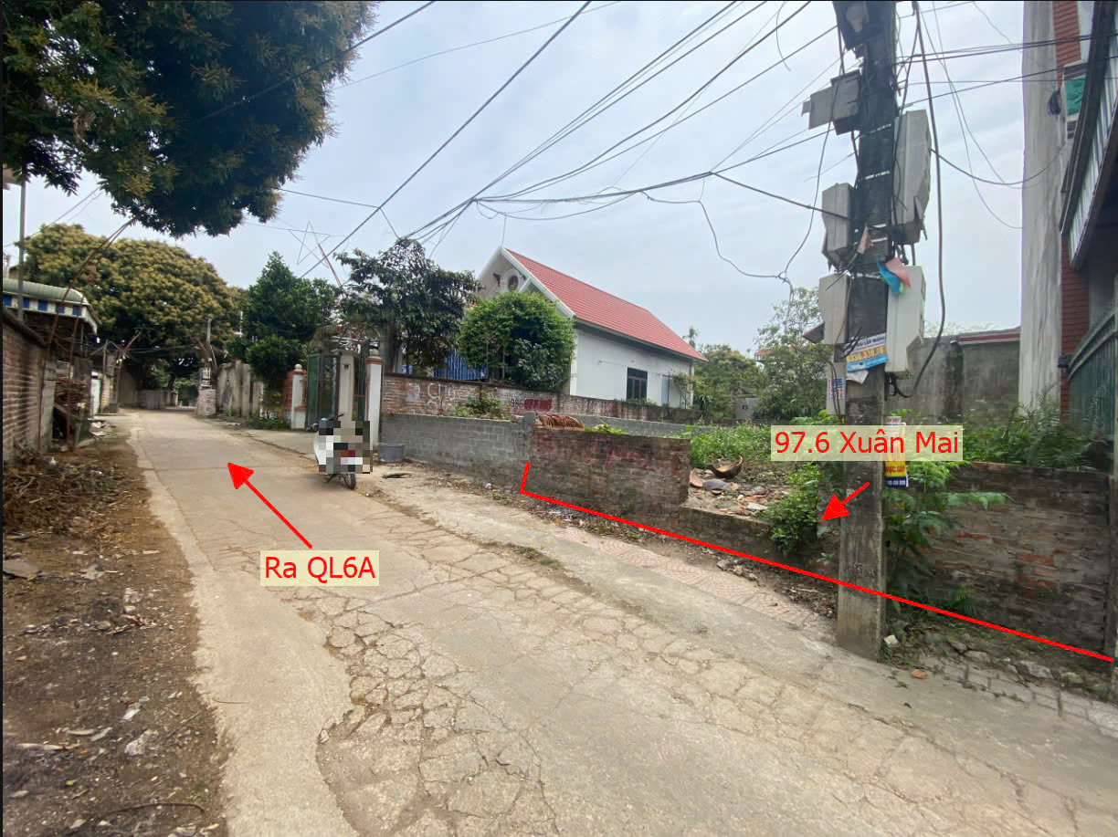 Hình ảnh Bán Đất Xuân Mai 97.6m Sát QL6A Đang Triển Khai Mở Rộng Ngay Trung Tâm Đô Thị Vệ Tinh Xuân Mai 