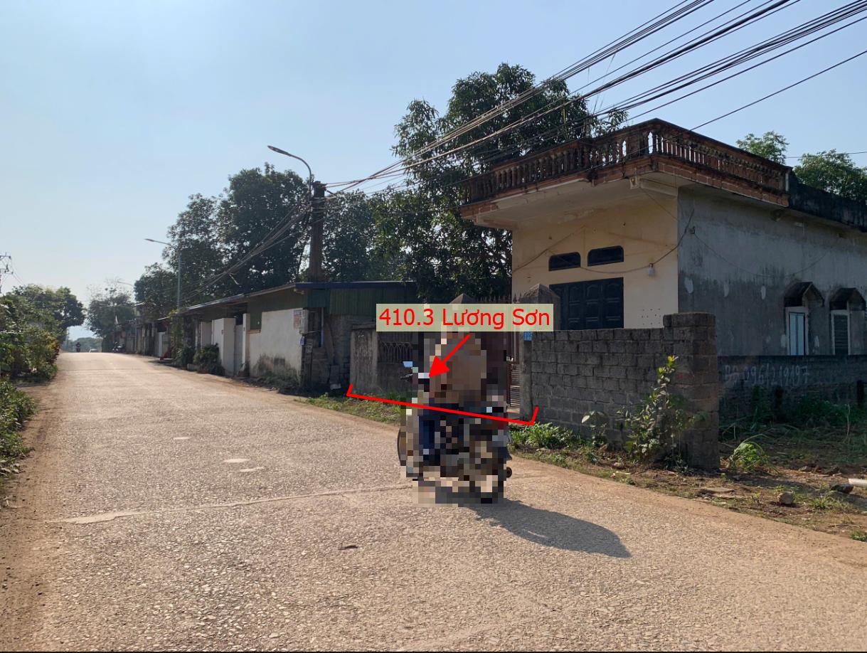 Hình ảnh Bán Đất Sẵn Nhà Cấp 4 410.3m Tại Lương Sơn Mặt Đường Kinh Doanh Cách QL6A Chỉ Vài Trăm Mét