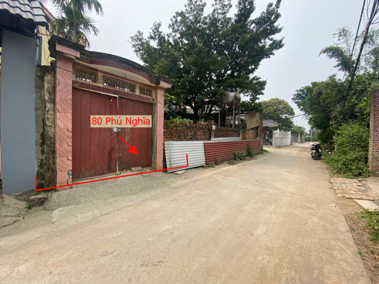 Hình ảnh Đất Phân Lô 80m Tại Phú Nghĩa Đường Ô Tô Tránh Sát KCN Phú Nghĩa , QL6A Đang Mở Rộng 