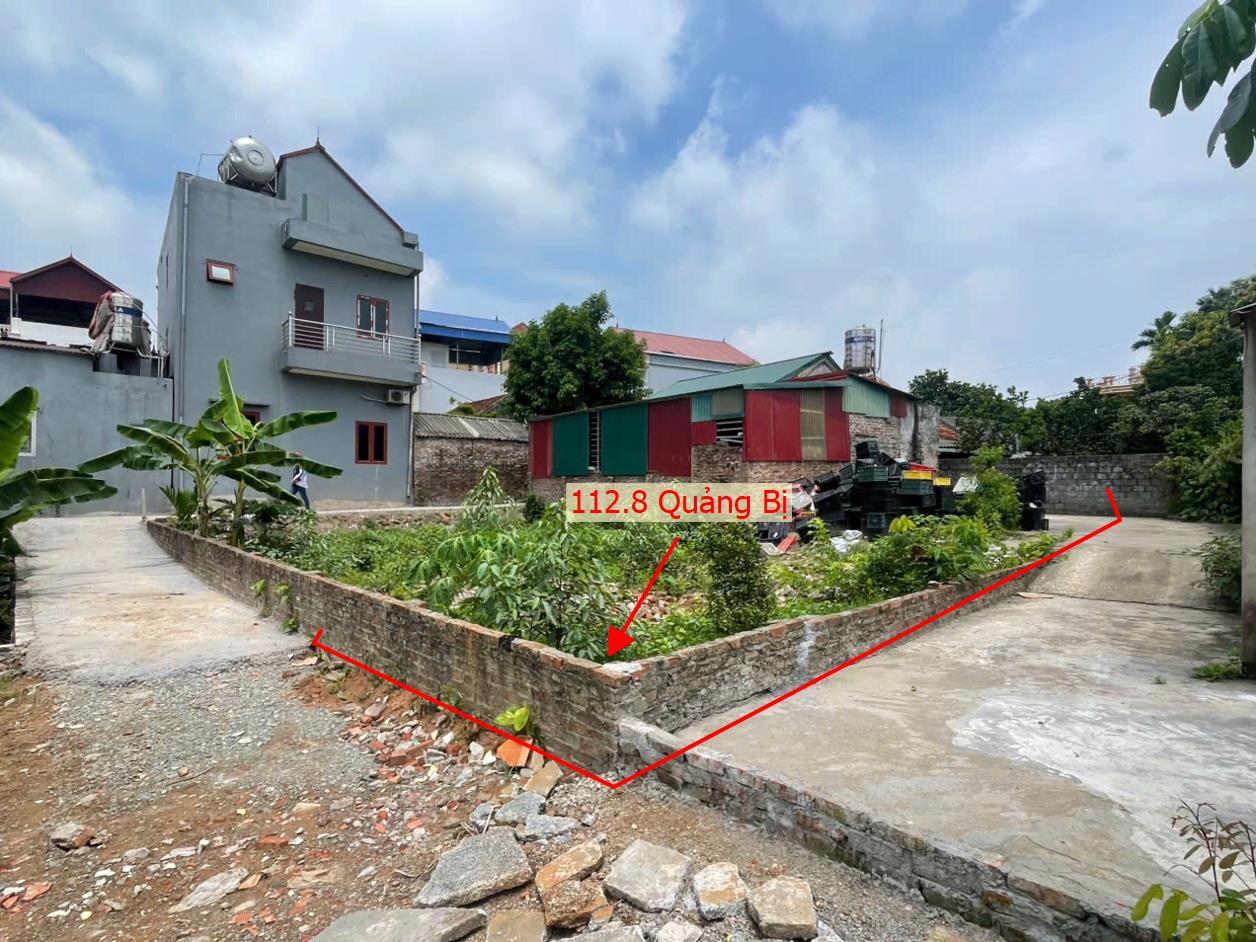 Hình ảnh Bán Thửa Đất 112.8m Tại Quảng Bị Ô Tô Vào Tận Đất Gần Mặt Đường Kinh Doanh TL419