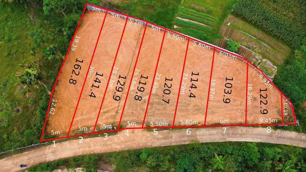 Hình ảnh Bán Lô Đất 103.9m Tại Thanh Thủy Phú Thọ View Hồ Thoáng Mát Đầy Đủ Tiện ích Xung Quanh