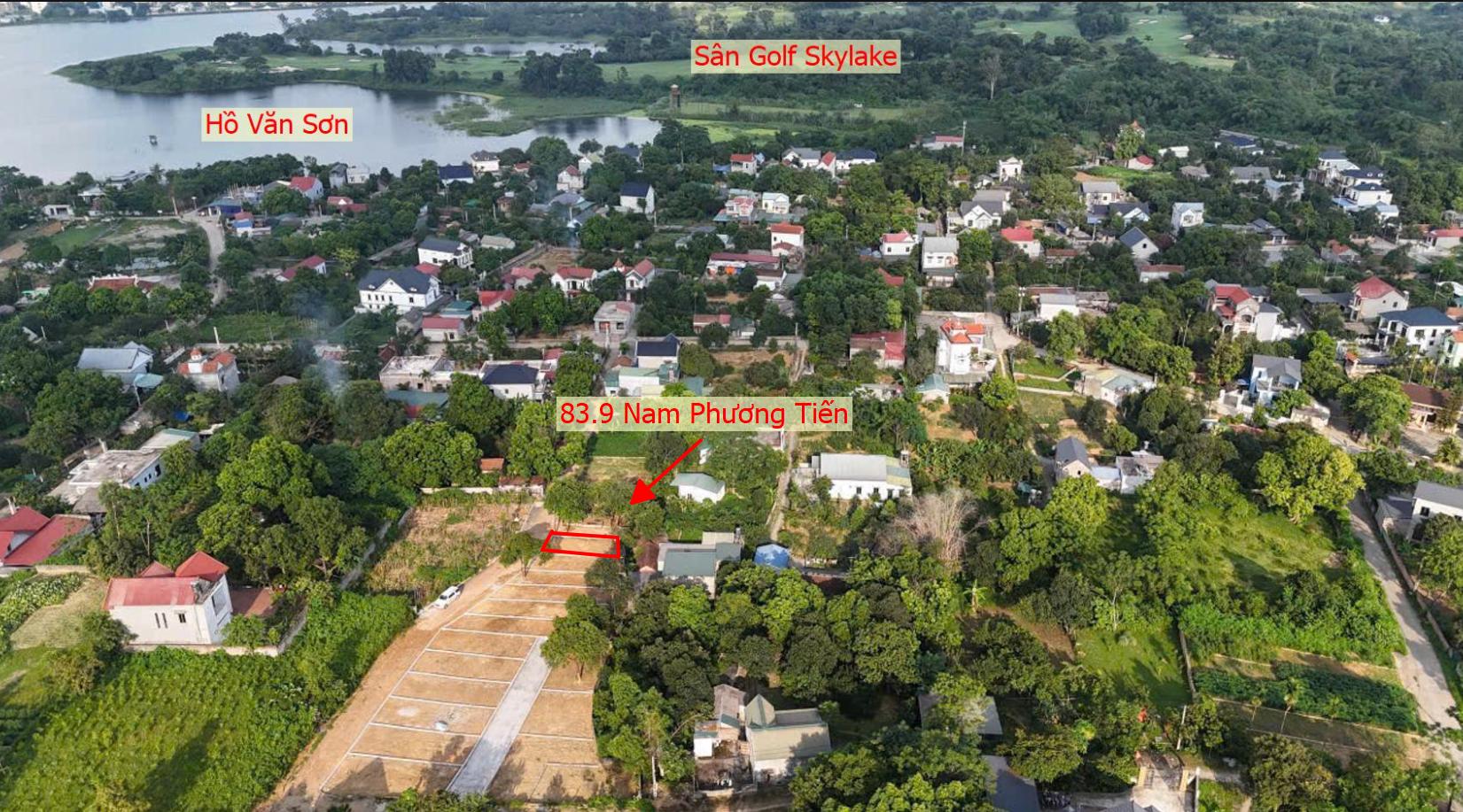 Hình ảnh Bán Đất Phân Lô Thôn Đông Nam Ô Tô Đỗ Tận Đất Ngay Sát Hồ Văn Sơn Khu Nghỉ Dưỡng Skylake