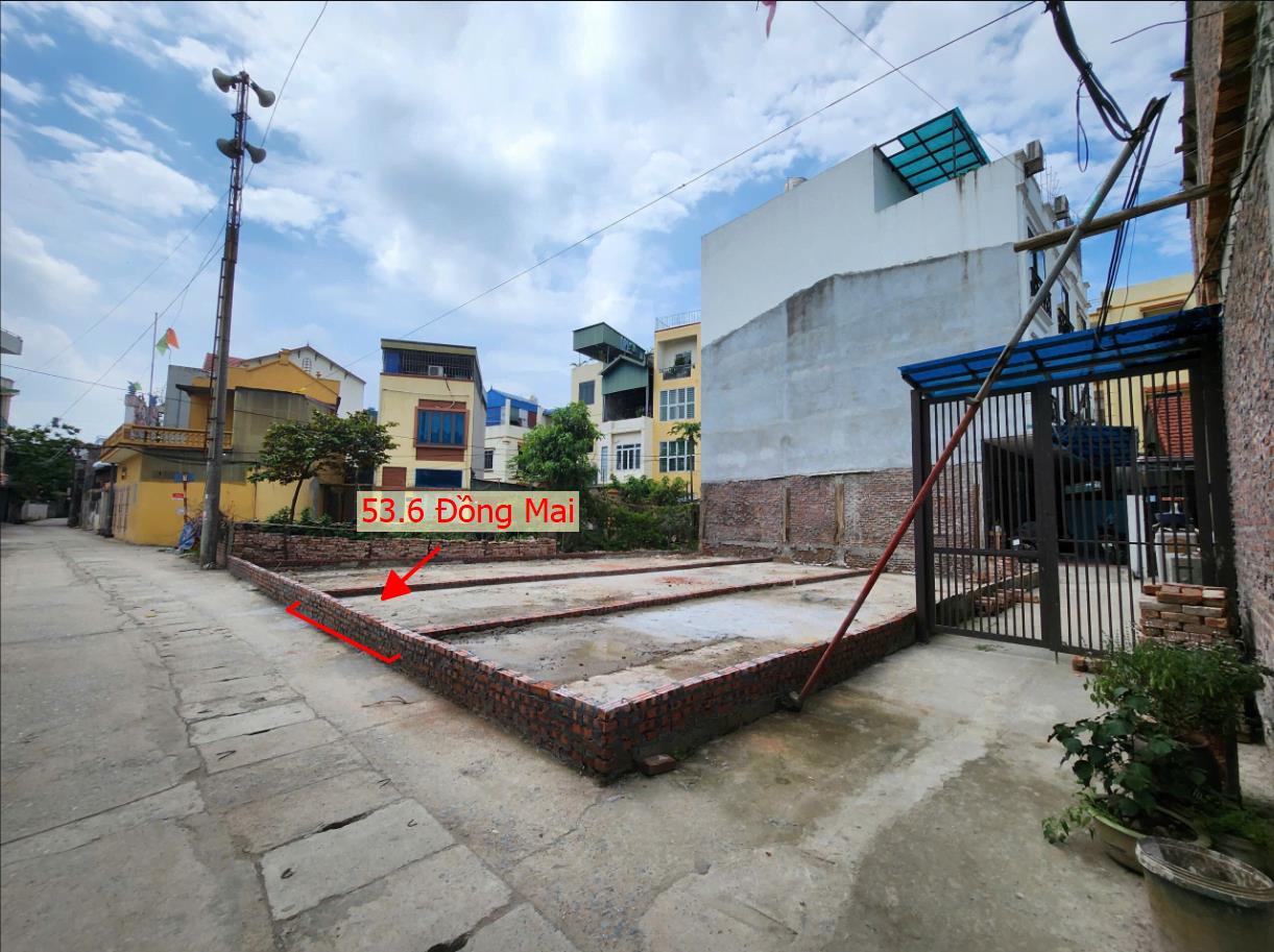 Hình ảnh Đất Phân Lô 53.6m Tại Đồng Mai Ô Tô Đỗ Tận Đất Sát Trục Kinh Doanh Gần QL6A Đang Mở Rộng