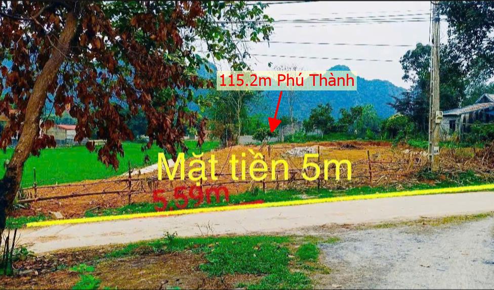 Hình ảnh Bán Lô Đất 115.2m Tại Phú Thành Lạc Thủy Bám Đường Bê Tông Cách Ql21 100m Sổ Đỏ Sẵn Sàng Công Chứng Giá Đầu Tư