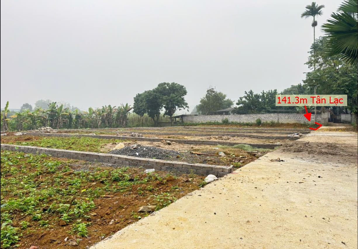 Hình ảnh Bán Lô Đất 141.3m Tại Tân Lạc Bám Đường Bê Tông Ô Tô Vào Tận Đất Dân Cư Đông Đúc Cách Tl 150m CÁch Ql6 2km Giá Đầu Tư
