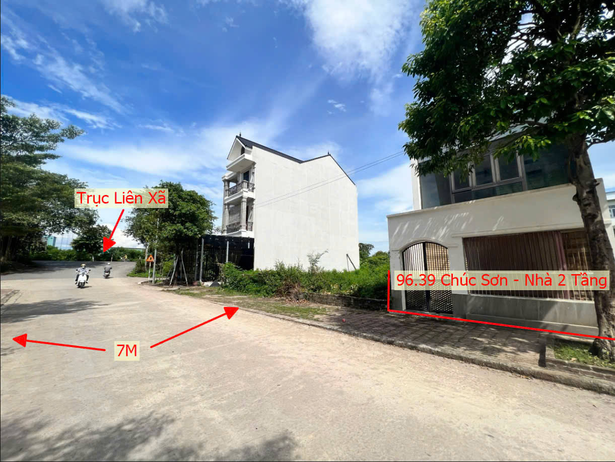 Hình ảnh Bán Nhà Khu Dịch Vụ Đồng Tía Thị Trấn Chúc Sơn 2 Mặt Tiền Sát Trục Liên Xã 