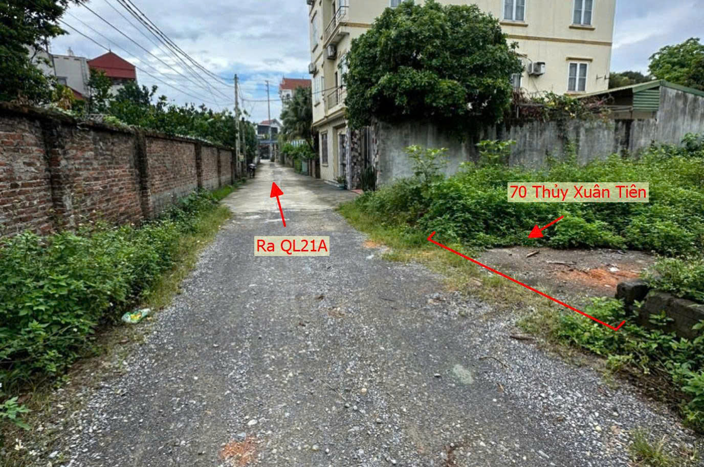 Hình ảnh Bán Đất Thủy Xuân Tiên Ô Tô Vào Tận Đất Ngay Sát Mặt Đường Kinh Doanh QL21A Giá Nhỉnh Tỷ