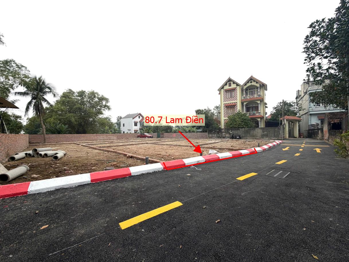 Hình ảnh Bán Đất Phân Lô Lam Điền Ô Tô Đỗ Tận Đất Ngay Sát Mặt Đường Kinh Doanh Liên Huyện