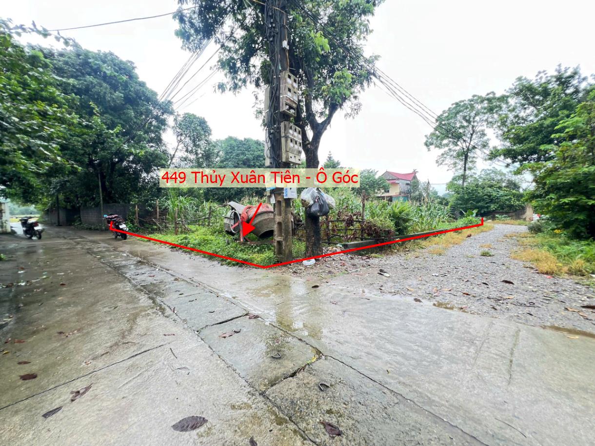 Hình ảnh Bán Lô Góc 3 Mặt Thoáng 449m Tại Thủy Xuân Tiên Ô Tô Đỗ Tận Đất Gần Trục Chính Liên Xã 