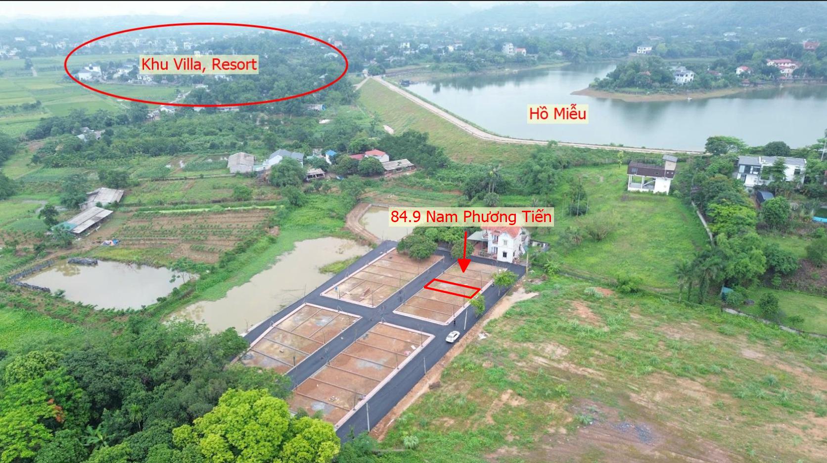 Hình ảnh Bất Động Sản Xuân Mai Bán Đất Phân Lô Khu Vực Nam Phương Tiến Sát Hồ Miễu Thoáng Mát Cạnh Khu Nghỉ Dưỡng La Saveur Hòa Bình
