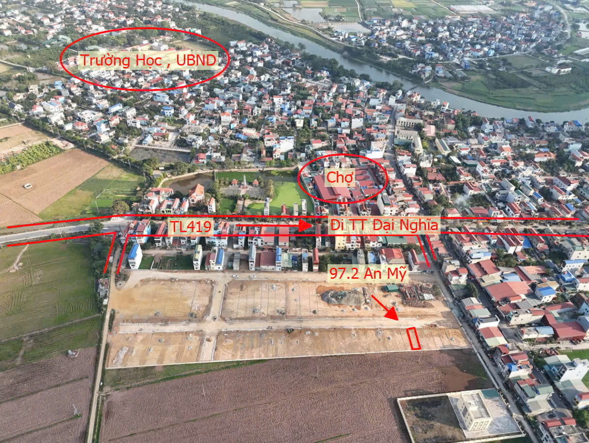 Hình ảnh Bán Đất An Mỹ Đường Ô Tô Tránh Sát Mặt Đường Kinh Doanh TL419 Giá Chỉ Hơn Tỷ 