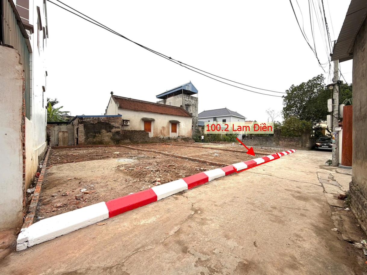 Hình ảnh Bán Thửa Đất Full Thổ Cư 100.2m Tại Lam Điền Ô Tô Đỗ Tận Đất Sát Trục Chính Kinh Doanh Liên Xã 