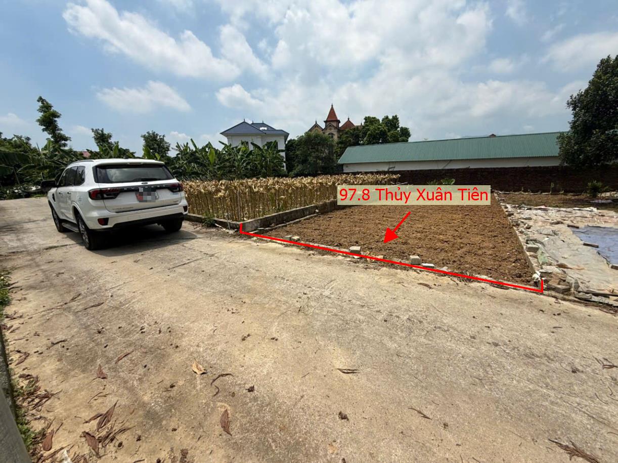 Hình ảnh Bán Đất Phân Lô Xã Thủy Xuân Tiên 97.8m Ô Tô Đỗ Tận Đất Gần Trục Kinh Doanh Liên Xã 