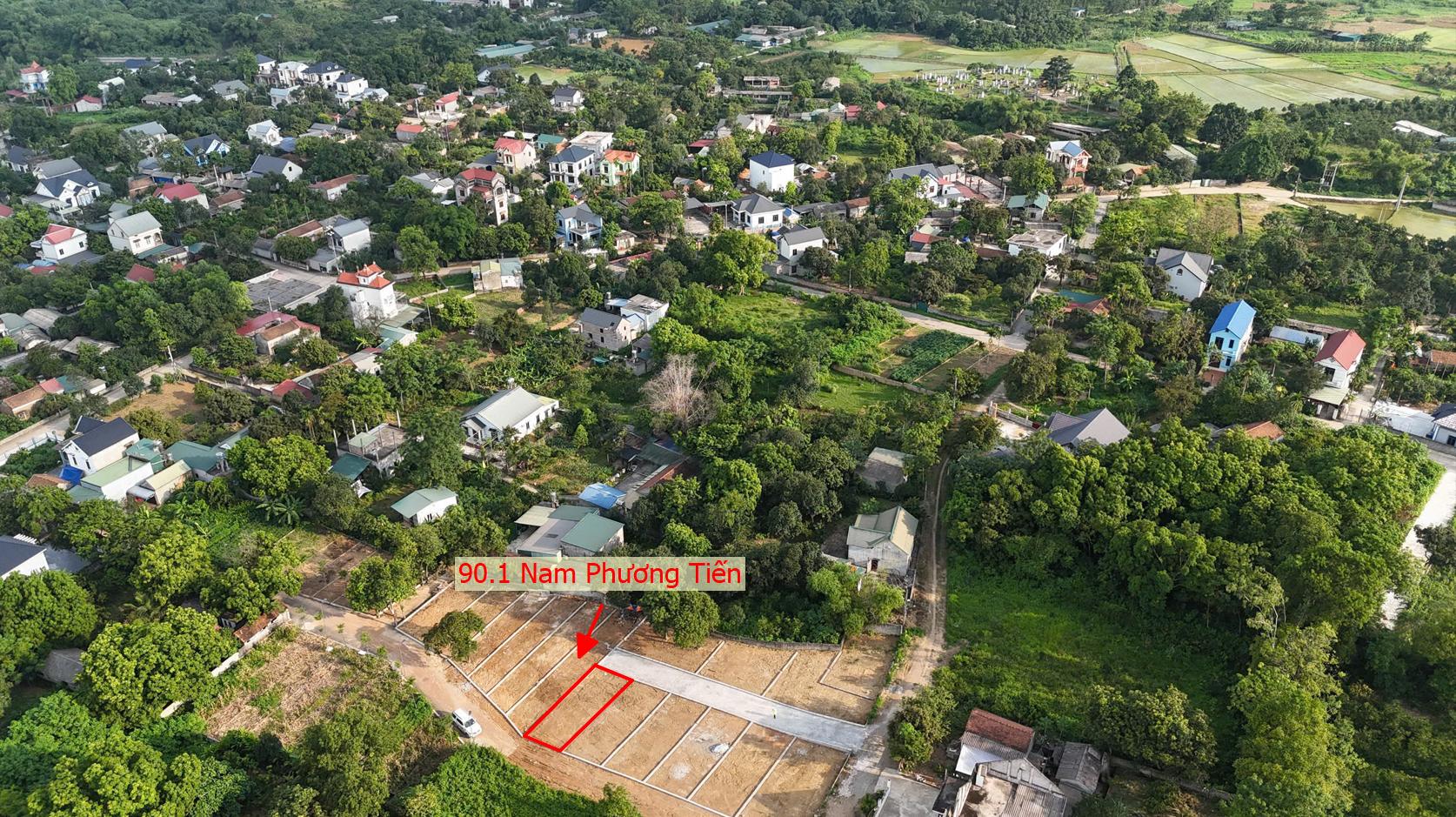 Hình ảnh Bán Thửa Đất 2 Mặt Tiền 90.1m Tại Nam Phương Tiến Ô Tô Đỗ Tận Đất 