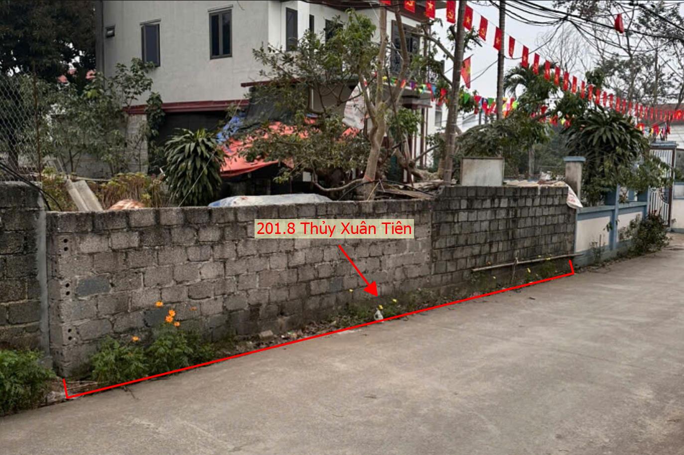 Hình ảnh Bán Thửa Đất 201.8m Tại Thủy Xuân Tiên Ô Tô Đỗ Tận Đất Ngay Gần Mặt Đường Kinh Doanh QL21A 