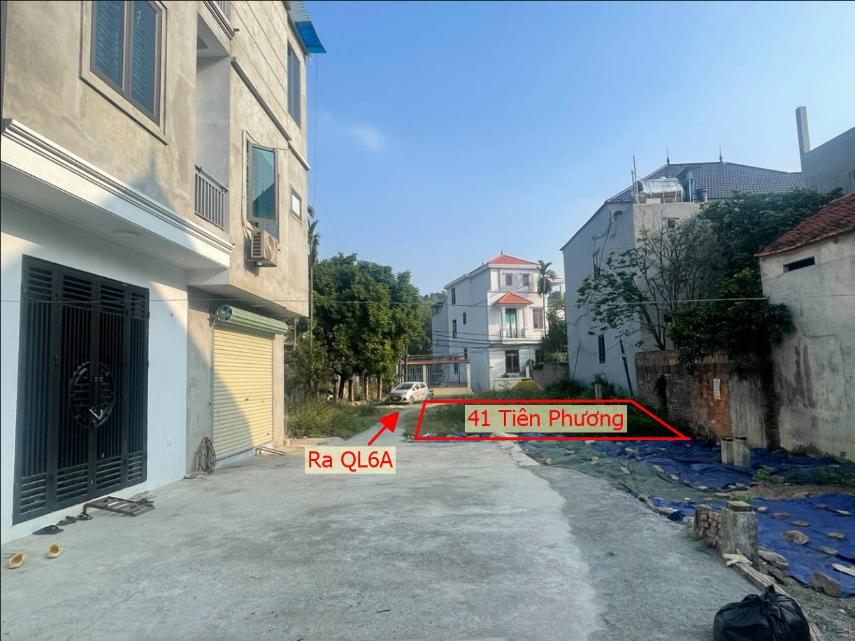 Hình ảnh Bán Đất Tiên Phương Ô Tô Vào Tận Đất Gần QL6A Đang Triển Khai Mở Rộng