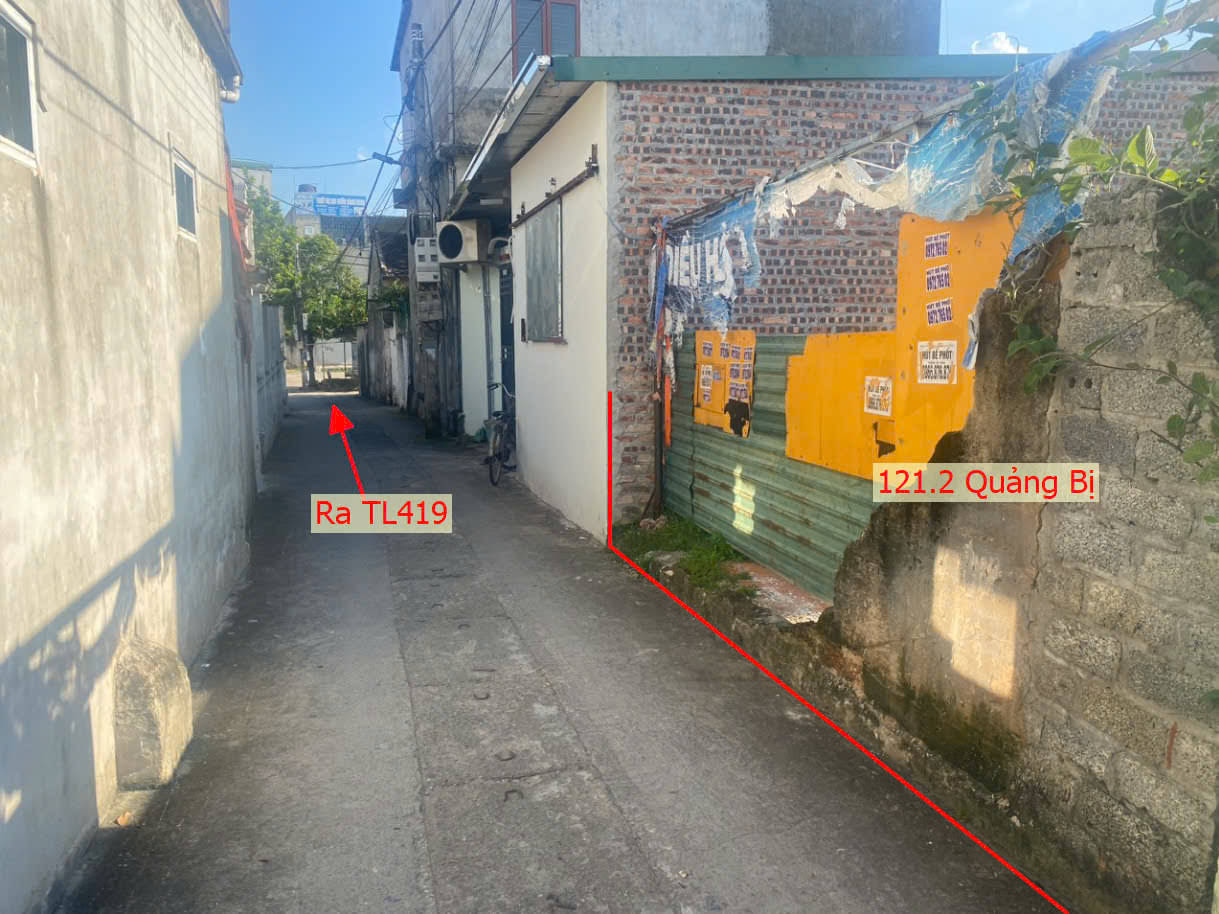 Hình ảnh Bán Đất Quảng Bị Sát Mặt Đường Kinh Doanh TL419 Ngay Trung Tâm Xã Quảng Bị 