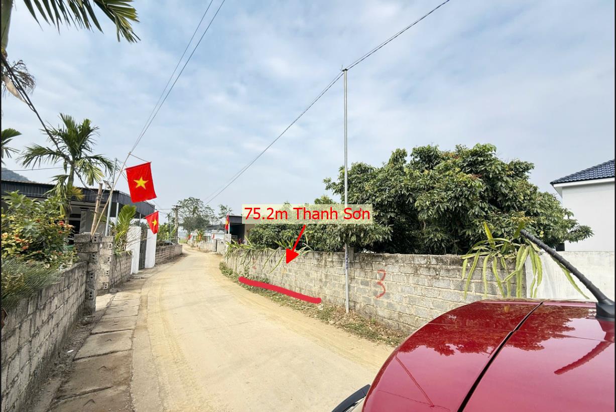 Hình ảnh Bán Lô Đất 75.2m Tại Thanh Sơn Lương Sơn Bám Đường Bê Tông Ô Tô Vào Tận Đất Dân CƯ Đông Đúc Thân Thiện Gần CHợ Trường Học Giá Đầu Tư