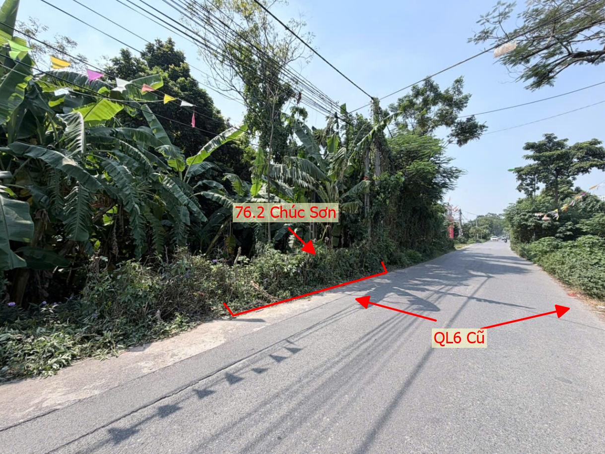 Hình ảnh Bất Động Sản Chương Mỹ Bán Đất Khu Vực Chúc Sơn Mặt Đường Kinh Doanh Liên Xã Ngay Sát QL6A Đang Mở Rộng