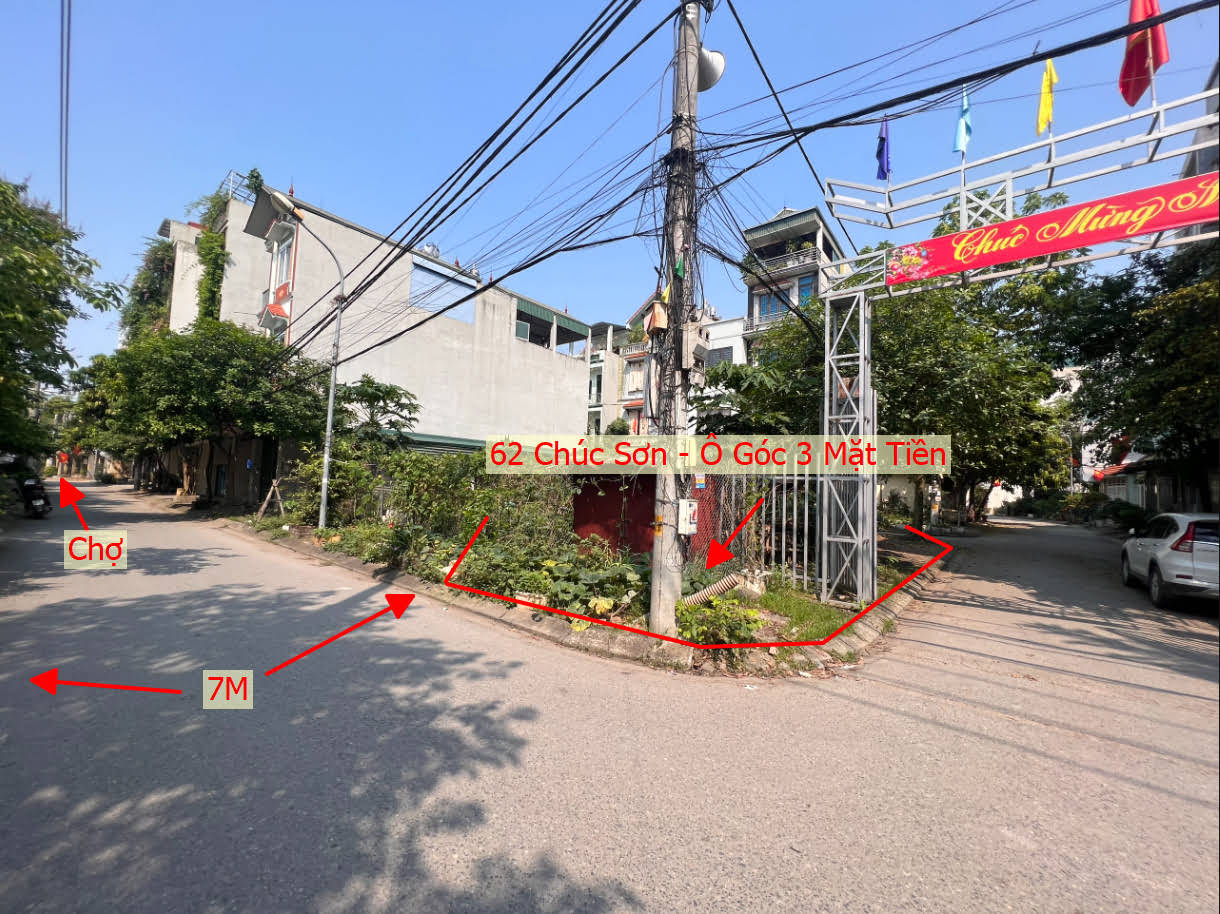 Hình ảnh Bán Lô Góc 3 Mặt Tiền Ngay Trung Tâm Thị Trấn Chúc Sơn 