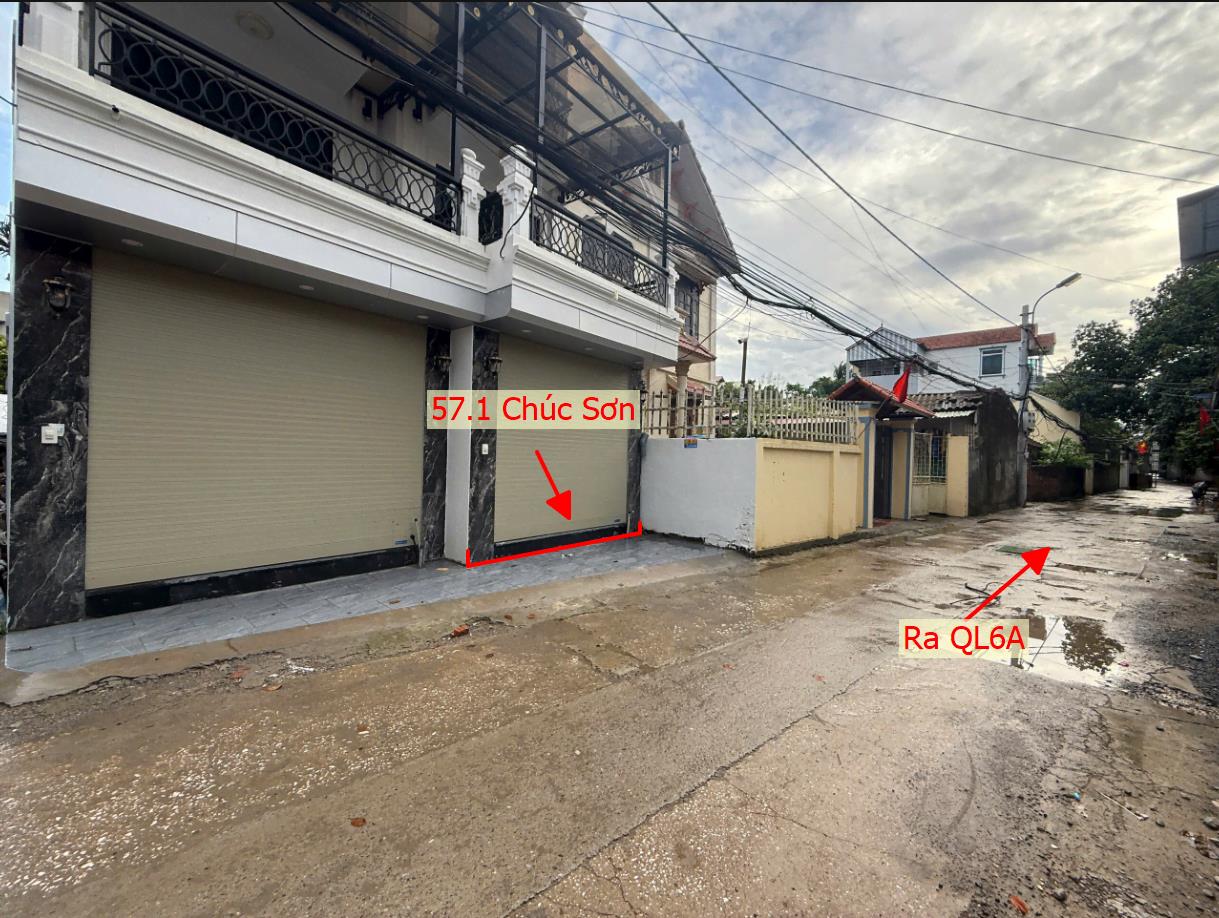 Hình ảnh Bán Nhà 4 Tầng Ô Tô Đỗ Tận Cửa Sát Mặt Đường Kinh Doanh QL6A Tại Thị Trấn Chúc Sơn Chương Mỹ