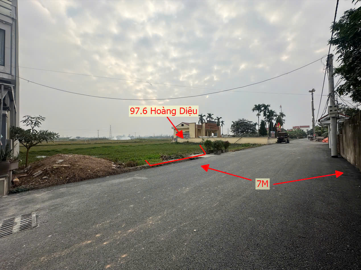 Hình ảnh Đất Đấu Giá Thôn An Vọng Xã Hoàng Diệu Cạnh Nhà Văn Hóa Thôn An Vọng Gần Trục Chính Liên Huyện 