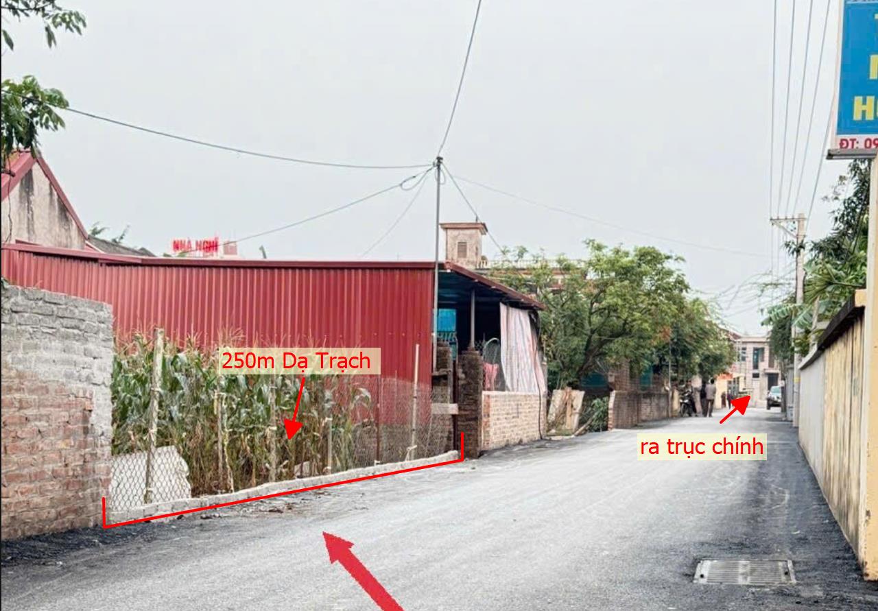 Hình ảnh Bán Lô Đất 250m Tại Dạ Trạch Khoái Châu Bám Đường Bê Tông Ô Tô Vào Tận Đất Dân Cư  Đông Gần Nhiều  Dự Án Đầu Tư Tiềm Năng
