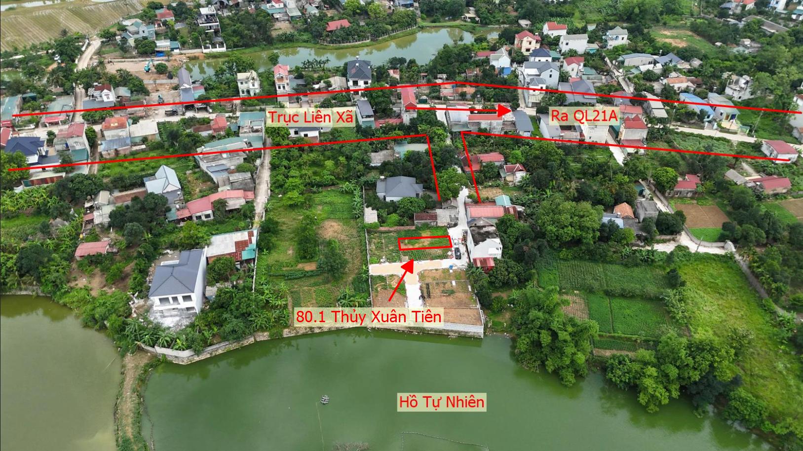 Hình ảnh Bất Động Sản Xuân Mai Bán Đất Phân Lô Khu Vực Thủy Xuân Tiên Ô Tô Đỗ Tận Đất Ngay Sát Trục Kinh Doanh Liên Xã