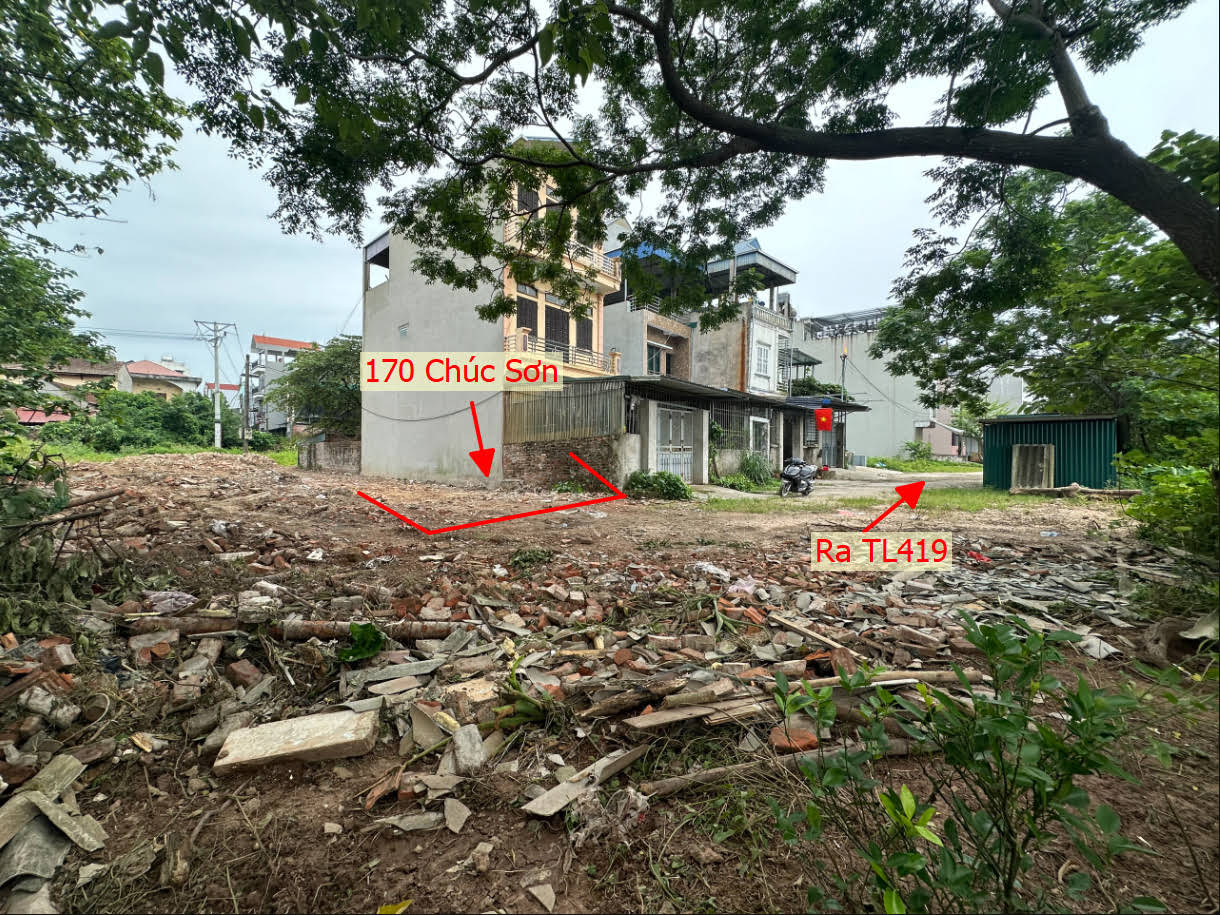Hình ảnh Bán Đất Full Thổ Cư Ngay Trung Tâm Thị Trấn Chúc Sơn Ngay Gần TL419